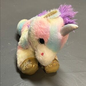 Plush Unicorn Toy - Multicolor